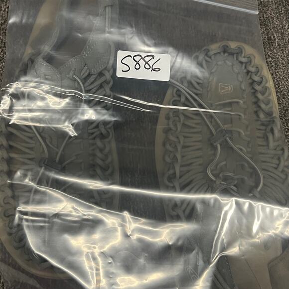 Keen Uneek Sneaker Sandal Men 13 Gray Bungee Cords Summer Comfort Vacays Outdoor - Picture 8 of 8